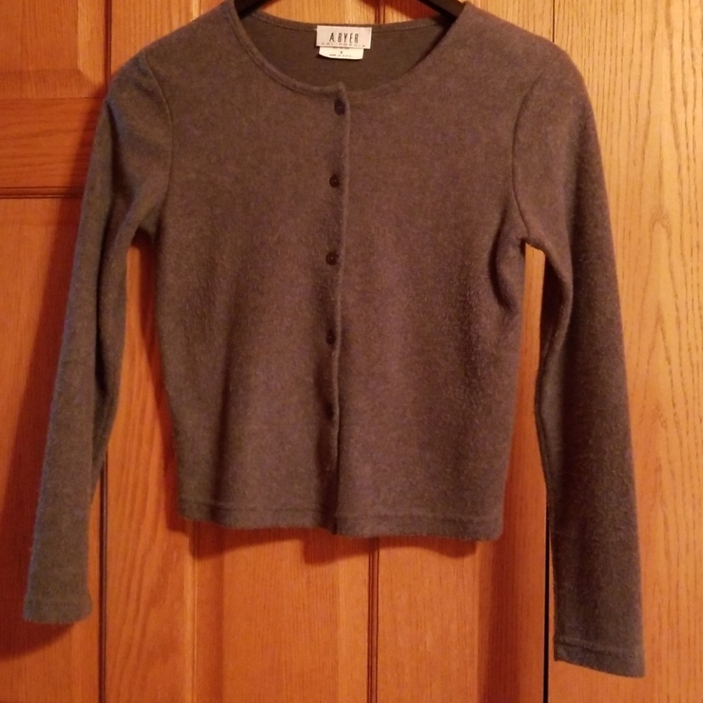 Grey cardigan